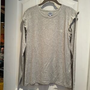Pompea NWT the real comfort grey long sleeve shirt